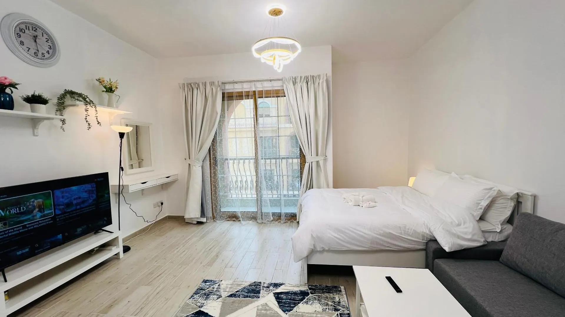 Spacious Furnished Studio With Balcony Spain Cluster International City Dubai Apartment